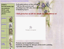 Tablet Screenshot of paintonfabric.com